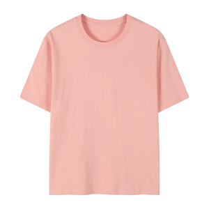 เสื้อยืดคอกลมแขนสั้นผ้าฝ้าย 100% น้ำหนัก 220 กรัม ระบายอากาศได้ดี แห้งเร็ว ทรงปกติ น้ำหนักเบา เหมาะสำหรับออกกำลังกาย สีพื้น ผลิตตามแบบ OEM พร้อมปักโลโก้ - Product Image 1