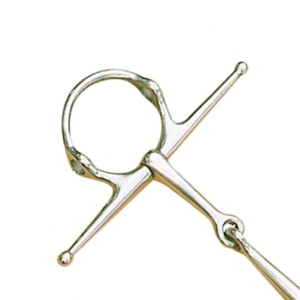 Bocado de acero inoxidable para caballo con barra en T y articulaciones, equipo de equitación, bocado de acero inoxidable para caballo - Product Image 4