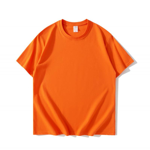 T-shirt surdimensionné pour homme en coton 100% 320 g/m² avec logo imprimé numérique personnalisé sur le devant, tissu respirant, col rond, manches régulières, uni - Product Image 5