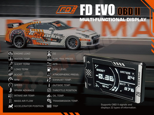 Kit de mise à niveau FD EVO d'accessoires automobiles avec fonctionnement intuitif compteur de température numérique obd2 pour Toyota - Product Image 5