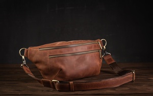 Riñonera de cuero de estilo moderno a precio asequible, recién llegada, muy demandada, riñonera de cuero sostenible. - Product Image 2