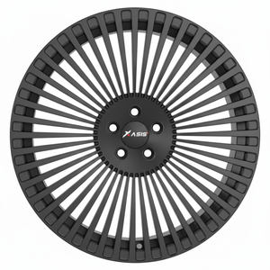 Flow Formed <b>Cast</b> Alloy Wheels Concave Multi Spoke Machined Silver 19 20 21 22" Inch Rims Center Cap - Product Image 1