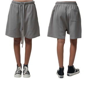 Pantalones Cortos Bermuda Largos Casuales para Hombre, Corte Ancho, Plisados, Estilo Cargo, Ecológicos, Cintura Elástica, Secado Rápido, Estampado Digital, 100% Algodón - Product Image 4