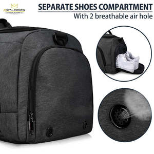 Sac de voyage pour homme en polyester imperméable et résistant, idéal pour le sport et la gym, avec logo personnalisé - Vente en gros 2025 - Product Image 2