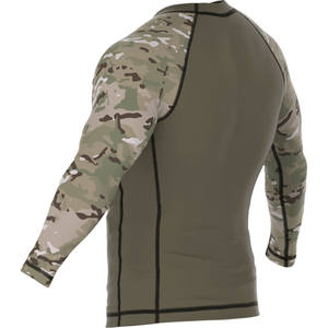 Tenue d'entraînement pour hommes, dernière conception, respirante, légère, anti-UV, rashguard, couleurs personnalisées, matière Spandex/Polyester - Product Image 4