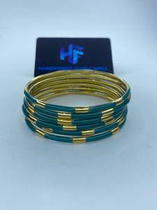 Brass <b>Resin</b> Ethnic Women's Bangles Manufacturer India Wholesale Supplier Boutique Accessories Party - Product Image 3