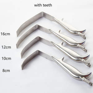 เครื่องมือถ่างเต้านมแบบมีไฟส่องสว่าง Baitang Medical Lighted Breast Retractor รุ่น L Shape Light Guiding Retractor สำหรับเต้านม โดย Dentavex - Product Image 1