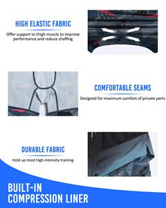 Comfortable Everyday Shorts for Gym Running and Outdoor Activities Stylish Slim Fit Shorts Drawstring Waist - Product Image 4