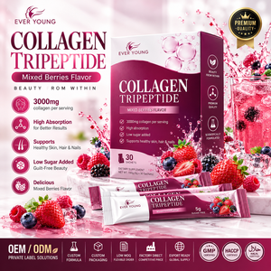 Tabletas Masticables de Colágeno de Grado Alimenticio Beauty Blend, con Vitamina C, Extractos de Frutas, Semillas de Uva y Melón, para la Salud de la Piel - Product Image 1