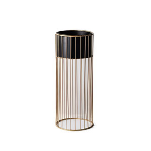 Gran oferta, maceta de Metal negro, Juego de 2 macetas negras para jardín, balcón interior, sala de estar, sala de estar - Product Image 1