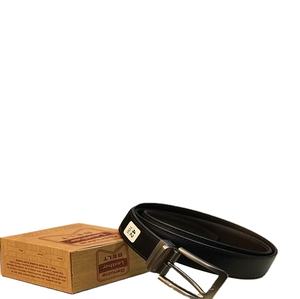 Ceinture classique pour homme en cuir véritable, logo personnalisé, style vintage, taille ajustable, accessoire de mode durable avec alliage de cuivre - Product Image 4