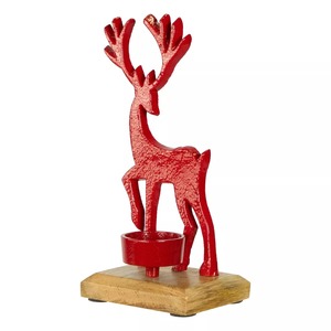 <b>Red</b> Deer Tea Light Holder Christmas Home Decoration <b>Candle</b> Stand - Product Image 4