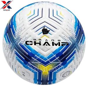 Balón de Fútbol de Nuevo Diseño Cosido a Máquina, Cuero PU PVC con Relieve, Ecológico, para Entrenamiento y Partidos al Aire Libre, TATA PAK INDUSTRIES - Product Image 1