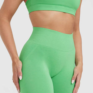 Leggings de yoga de cintura alta, antideslizantes, de diseño moderno, con compresión, de spandex/nailon, para mujer, para gimnasio y deportes. - Product Image 5