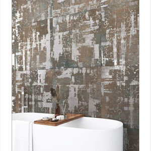 Azulejos de porcelana mate texturizados de 60x60 cm desarrollados para crear interiores serenos con una superficie de capas profunda y una durabilidad confiable en el suelo. - Product Image 1