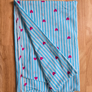 Indian Jaipur Eco-Friendly Quick-Dry Printed Cotton Fabric for Dresses Girls Boys Awning-Floral Natural Dyes Hand Screen Printed - Product Image 1