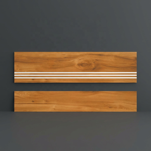 Marches d'escalier de finition brillante: 1200x200mm et 1200x300mm, épaisseur de 11mm, carreaux de riser en porcelaine céramique antidérapants mats - Product Image 4