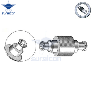 Dispositivo de Sujeción de 34.7 mm de Longitud con Conexión Luer Lock, Dispositivo Quirúrgico de Acero Inoxidable, 6 mm de Diámetro Exterior, 4 mm de Diámetro Interior - Product Image 2