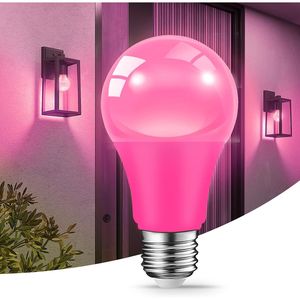 Lampadine LED Rosa da 9W con Attacco E26, Equivalente a 60W, per Interni ed Esterni, Ideali per Matrimoni, Feste, Bar, Portico, Illuminazione Festiva e Decorazioni per la Casa - Product Image 2