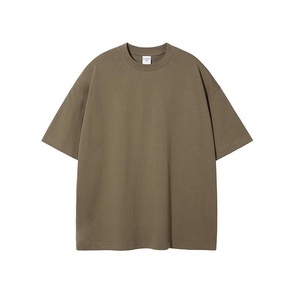 T-shirt Homme Oversize Col Rond Couleur Unie Manches Courtes Décontracté 100% Coton Jersey Design Uni - Product Image 6