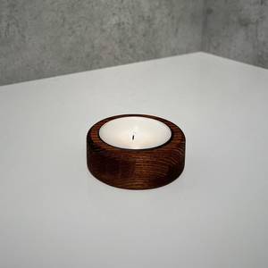 Rustic Wooden <b>Tea</b> <b>Light</b> Holder Decorative Candle Stand - Product Image 4