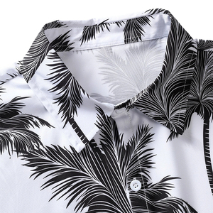 Chemise hawaïenne à manches courtes pour homme, personnalisable, nouvelle collection été, élégante, décontractée, respirante, séchage rapide et infroissable, idéale pour les vacances - Product Image 4