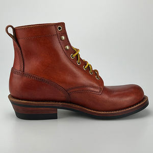 <span class=keywords><strong>Bottes</strong></span> en <span class=keywords><strong>cuir</strong></span> durables bon marché Satisfaction de la qualité Bonne finition <span class=keywords><strong>Cuir</strong></span> véritable Imperméable Design plat pour l'automne hiver - Product Image 5