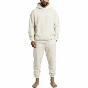 ชุดฮู้ดดี้และกางเกงจ็อกเกอร์สตรีทแวร์ผู้ชาย ทรงหลวม ชุดวอร์ม รับทำโลโก้ แบรนด์ส่วนตัว - Product Image 1