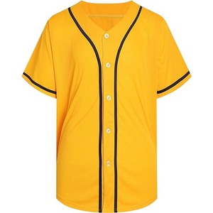 Camiseta Deportiva de Béisbol para Hombre con 6 Botones a Presión en la Parte Delantera, Estilo Americano, para Deportes Urbanos, Corte Casual - Product Image 6