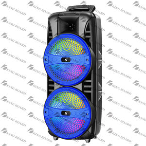 KTS-<span class=keywords><strong>altavoces</strong></span> portátiles inalámbricos para fiesta de dj, dispositivo con TWS, FM y USB, doble 8 pulgadas, KTS-1745, precio de fábrica - Product Image 2