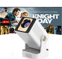Prix plus bas pour un mini projecteur vidéo intelligent 260 ANSI 720P FHD, lecteurs multimédias numériques en streaming, home cinéma, projecteur portable