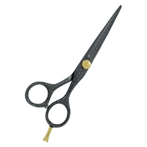 Premium Professional Hair Cutting Scissors Sharp <b>Blade</b> Tip Black Color Gold Screw Stainless Steel <b>Barber</b> Shear Salon Razor - Product Image 2