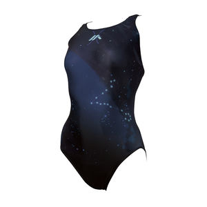 Traje de Baño de Una Pieza para Mujer, Top Corto, Estampado de Animales, Spandex/Poliéster, Anti-UV, Impermeable, Secado Rápido - Product Image 5