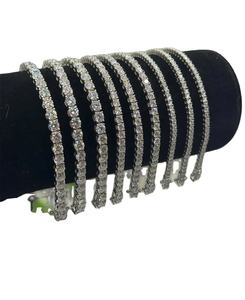 สร้อยข้อมือเพชรเมสซอไนท์ VVS1สำหรับเทนนิส925เงินแท้เพชร-ผ่านการทดสอบความชัดเจน - Product Image 1