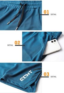 Shorts de sport personnalisés pour hommes à prix raisonnable, décontractés, respirants, à séchage rapide, brodés, tissés, taille mi-haute - Product Image 4