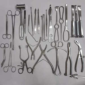 Juego de Instrumentos Quirúrgicos Básicos de Acero Inoxidable, Manuales, de Alta Calidad, Certificados por la CE, para Uso en Cirugía Ortopédica Veterinaria - Product Image 6