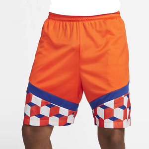 Short de basket-ball en maille 100% polyester de qualité supérieure, logo personnalisé, respirant, impression par sublimation, vêtements de sport, streetwear pour hommes - Product Image 1