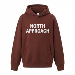 Sweat à capuche North Approach pour homme, en molleton de coton surdimensionné, décontracté, avec poche avant, pour l'automne - Product Image 1