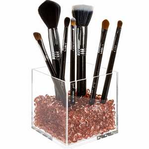 Organice herramientas de belleza Elegante soporte de cepillo cosmético de acrílico Elegante adición práctica Su tocador Acceso y almacenamiento sin esfuerzo - Product Image 3