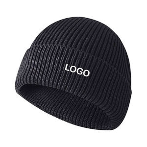 Customizable <b>Winter</b> Warm Knit Fisherman Beanie <b>Cap</b> <b>for</b> <b>Men</b> and Women with Blank or Designer Logo - Product Image 6