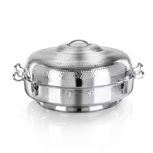 Olla de Metal de Lujo para Servir Comida, Diseño Elegante, Aislada, para Mesa, Cocina - Product Image 3