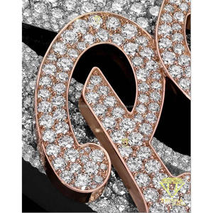 <b>Custom</b> Initial M With Papi <b>Name</b> Pendant VVS Moissanite 925 Sterling Silver Hip Hop <b>Necklace</b> Personalized Iced Out Jewelry - Product Image 4