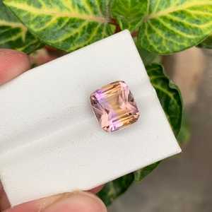 Ametrine africaine naturelle à facettes, pierre précieuse violette et jaune de qualité supérieure pour la fabrication de bijoux - Product Image 5