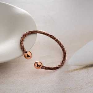 <b>Copper</b> Bracelet Mesh Cuff Open <b>Bangle</b> Adjustable Bracelet Artisan Jewelry Handmade Jewelry Modern Bracelet Contemporary Fashion - Product Image 5