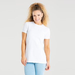 Camisetas Deportivas de Manga Corta para Mujer, de Alta Calidad, Ajustadas, Elásticas, Lisas, Personalizadas, al por Mayor, de Venta Caliente - Product Image 6