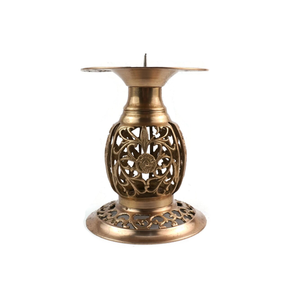 Aluminium Metal Rustic <b>Candle</b> Holder <b>Candle</b> Stand for Lighting and Home Decoration <b>Set</b> Stylish Decorative <b>Candle</b> Jar Holder - Product Image 3