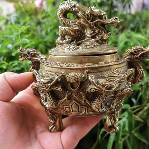 Brûleur d'encens Bakhoor traditionnel du Moyen-Orient, porte-encens pour Oud, écologique et durable pour un look vintage - Product Image 3