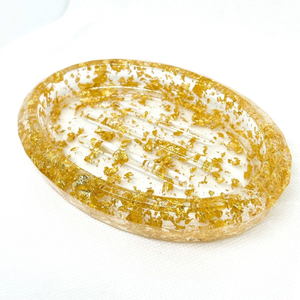 Gold Resin <b>Bathroom</b> Sink <b>Set</b> Refillable <b>Soap</b> <b>Dispenser</b> Bottle Countertop Vanity Organizer Decor - Product Image 4