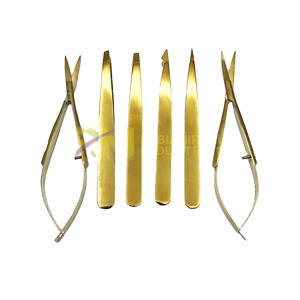 Pinzas para Cejas RMI Gold Plasma con Punta Inclinada, Acero Inoxidable, Ligeras, Lavables, Empaque Personalizado, Nuevo Estilo en Venta - Product Image 3