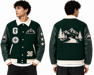 Hot Selling <b>Men's</b> Plus Size Embroidered Windproof Varsity <b>Baseball</b> <b>Jackets</b> Custom Stand Collar Autumn Coats Wholesale College - Product Image 3